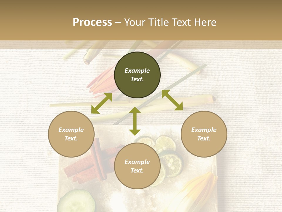 Asian Spa Ingredients PowerPoint Template