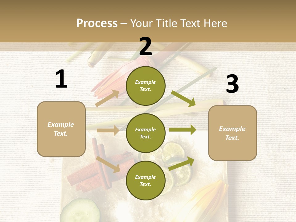 Asian Spa Ingredients PowerPoint Template
