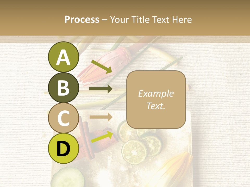 Asian Spa Ingredients PowerPoint Template