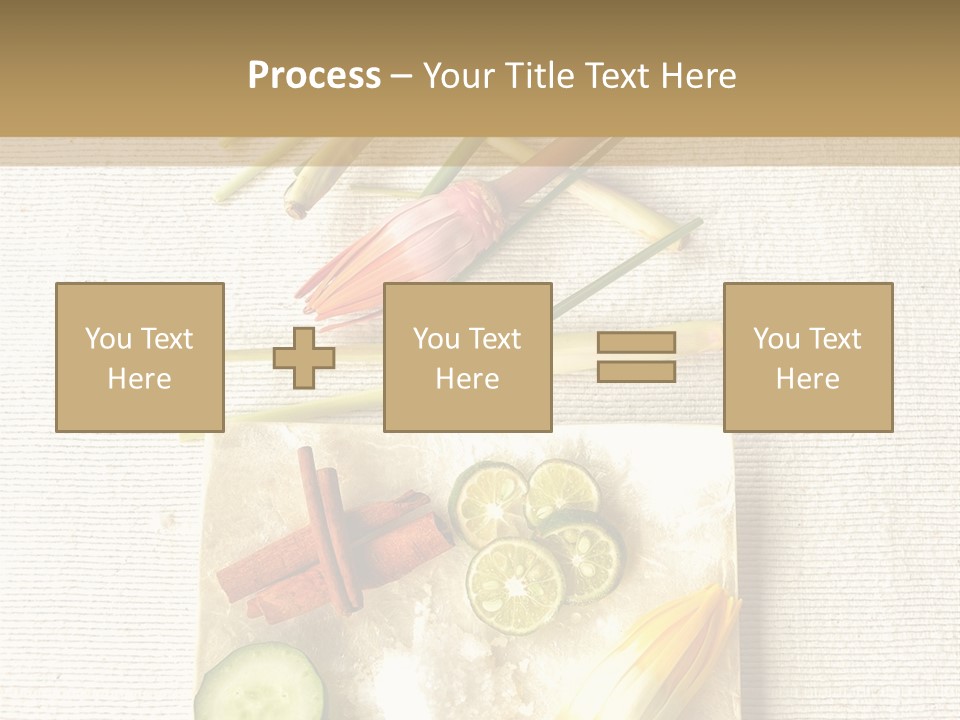 Asian Spa Ingredients PowerPoint Template