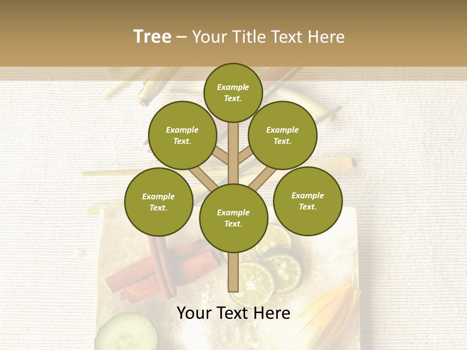 Asian Spa Ingredients PowerPoint Template