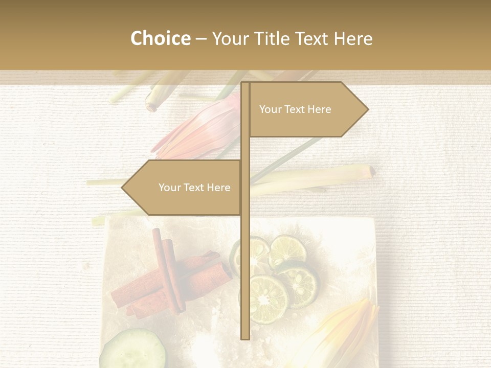 Asian Spa Ingredients PowerPoint Template