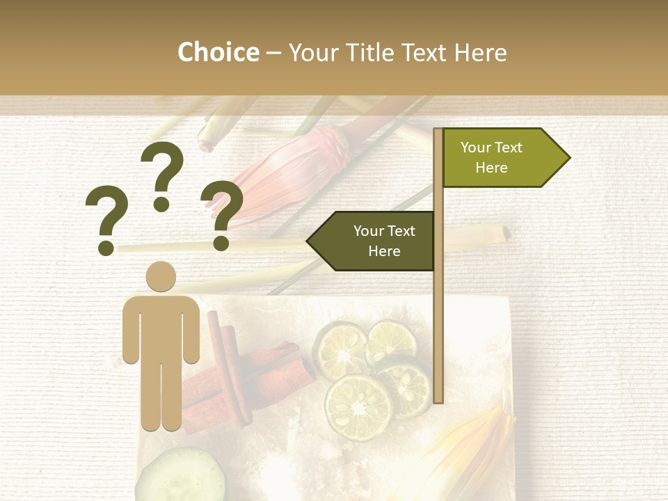 Asian Spa Ingredients PowerPoint Template