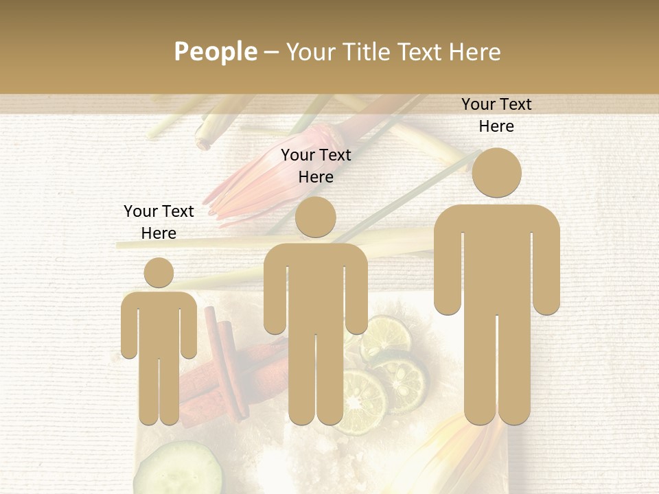 Asian Spa Ingredients PowerPoint Template