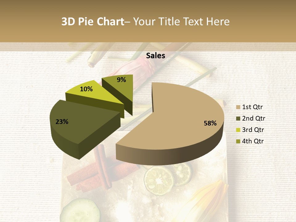 Asian Spa Ingredients PowerPoint Template