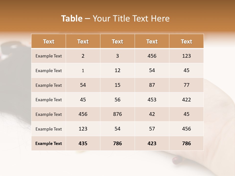 Leukemia Suffering Care PowerPoint Template