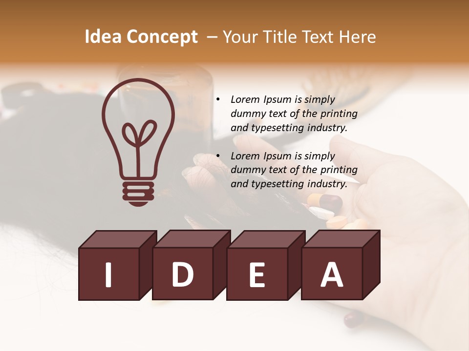 Leukemia Suffering Care PowerPoint Template