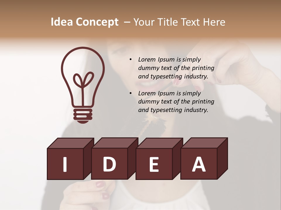 Bemerken Gesch Business PowerPoint Template