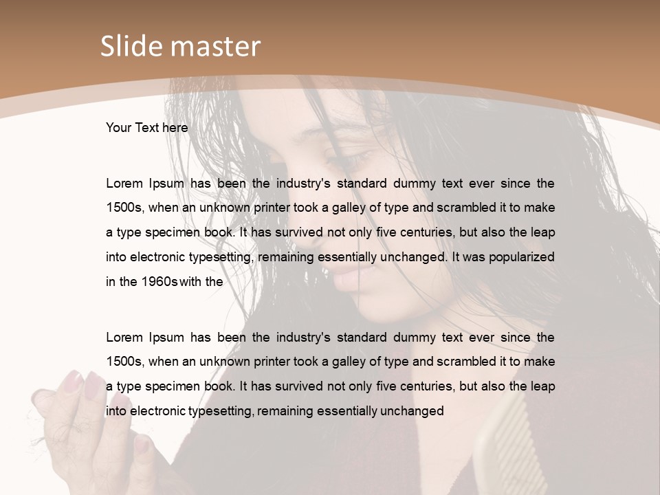 Sad Concept Healthy PowerPoint Template