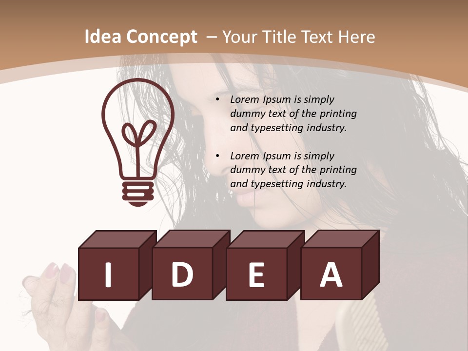 Sad Concept Healthy PowerPoint Template