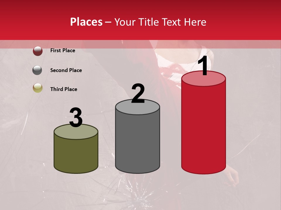 Haircut Outlaw Leg PowerPoint Template