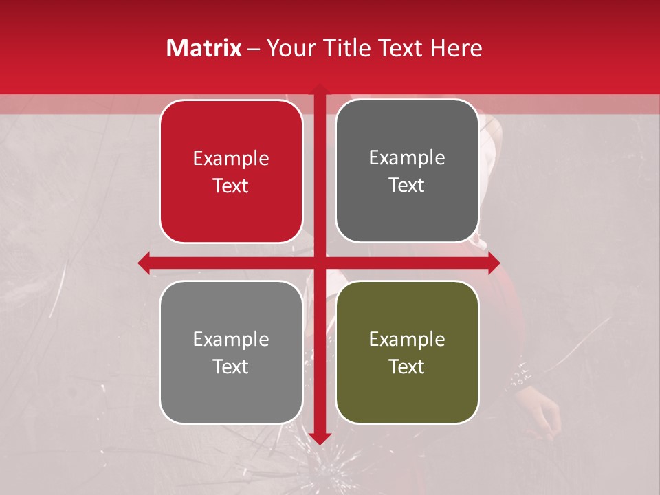 Haircut Outlaw Leg PowerPoint Template