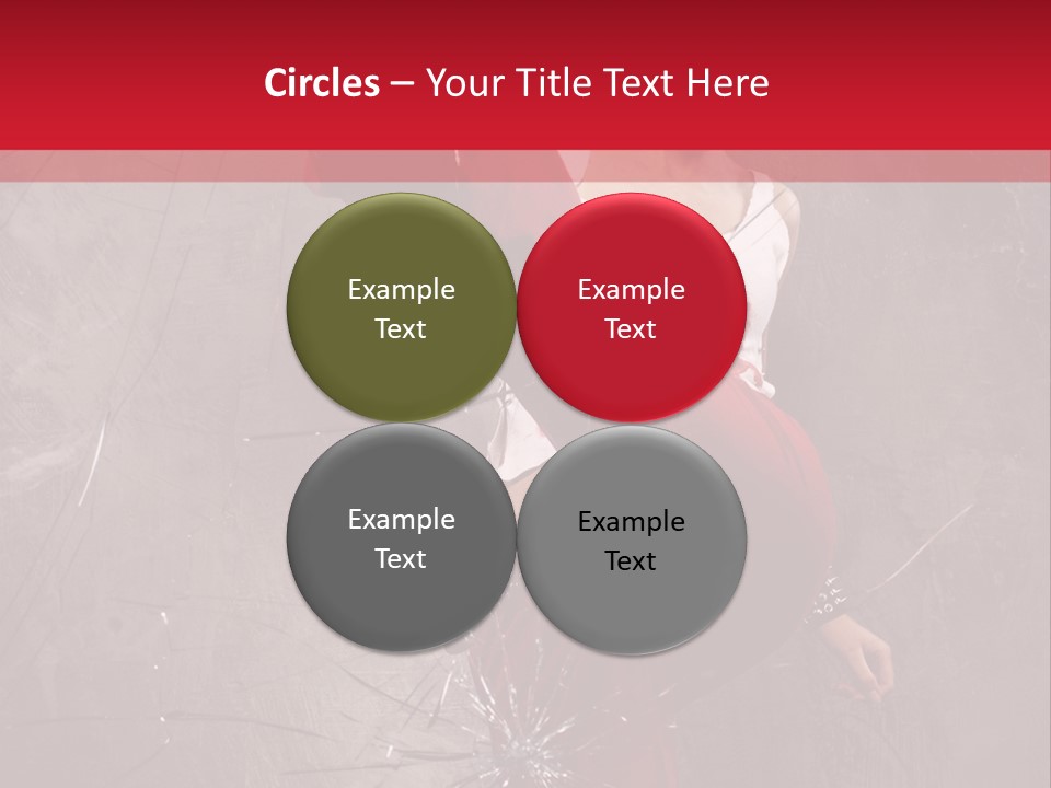 Haircut Outlaw Leg PowerPoint Template