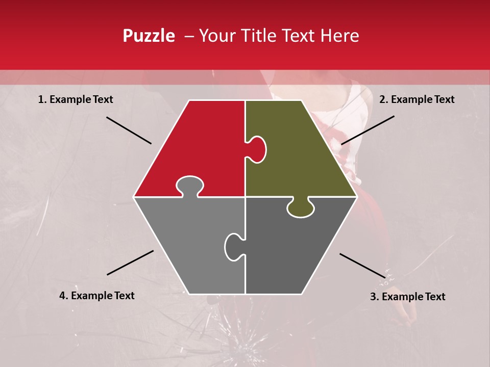 Haircut Outlaw Leg PowerPoint Template