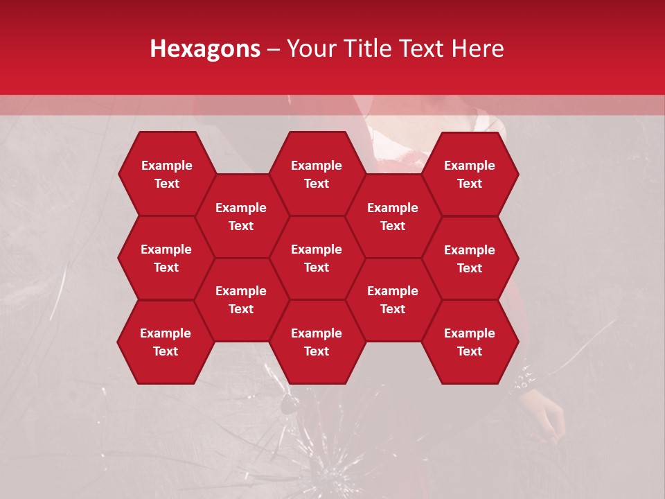 Haircut Outlaw Leg PowerPoint Template