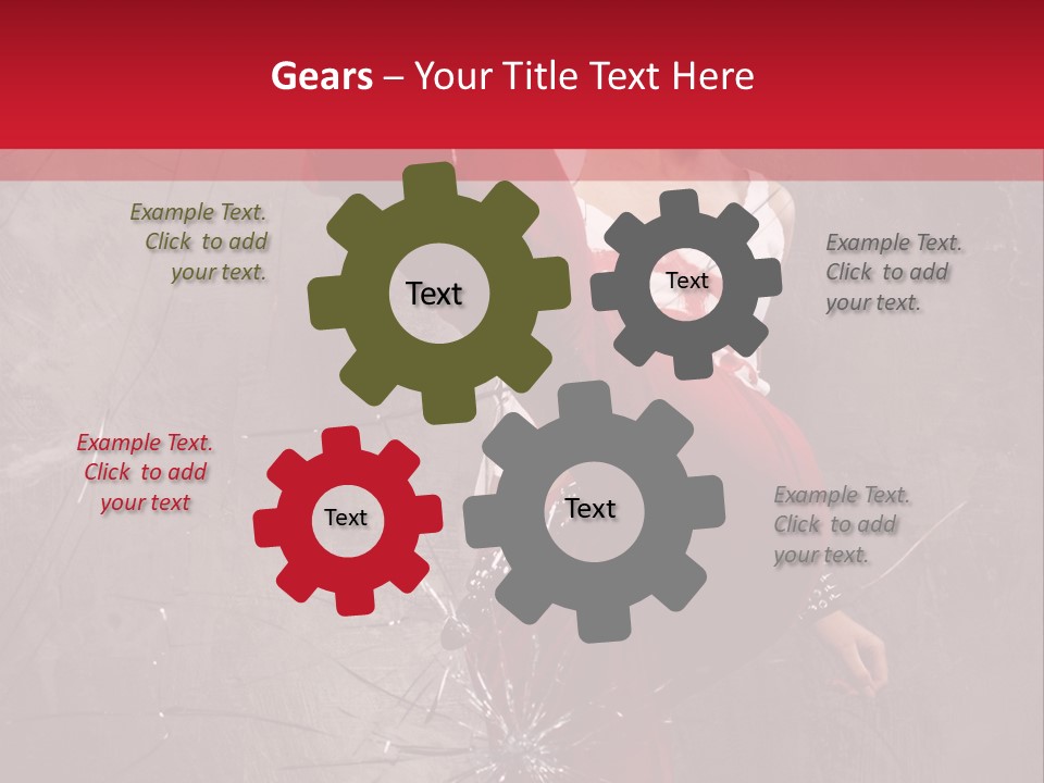 Haircut Outlaw Leg PowerPoint Template