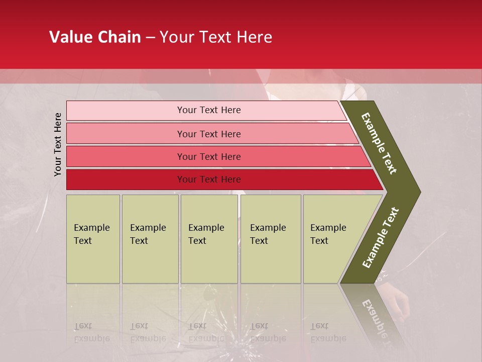 Haircut Outlaw Leg PowerPoint Template