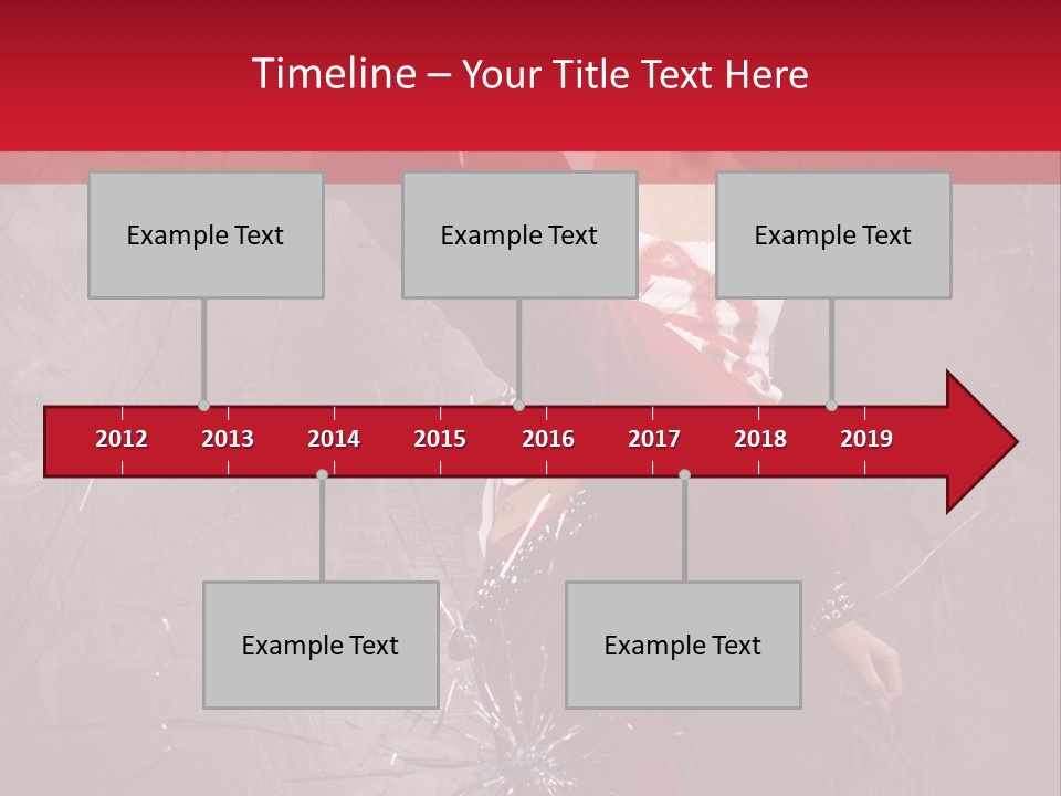 Haircut Outlaw Leg PowerPoint Template