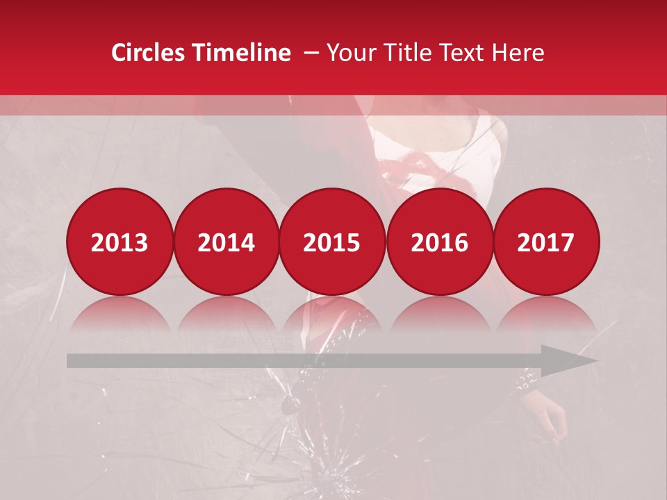 Haircut Outlaw Leg PowerPoint Template