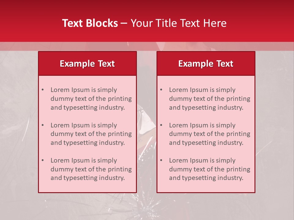 Haircut Outlaw Leg PowerPoint Template