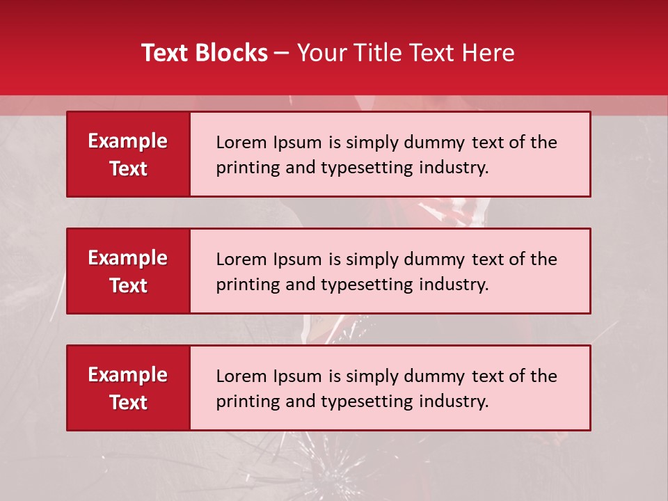 Haircut Outlaw Leg PowerPoint Template