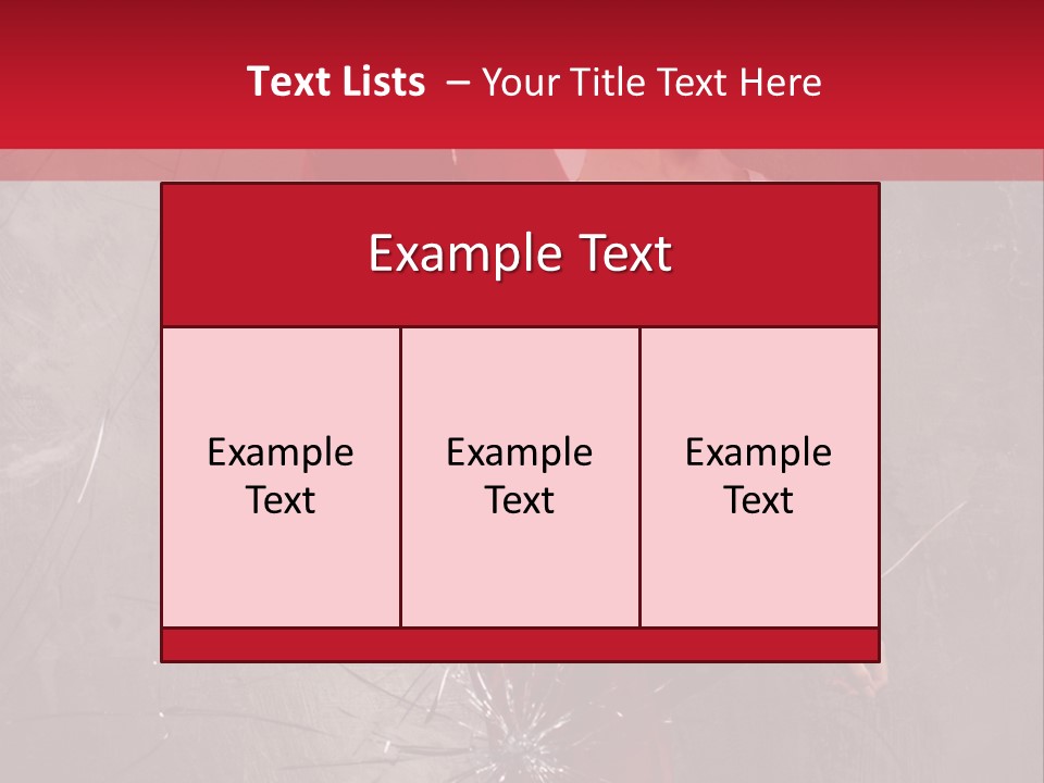 Haircut Outlaw Leg PowerPoint Template