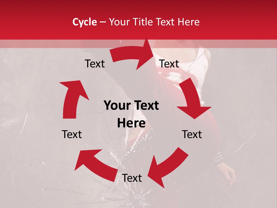 Haircut Outlaw Leg PowerPoint Template