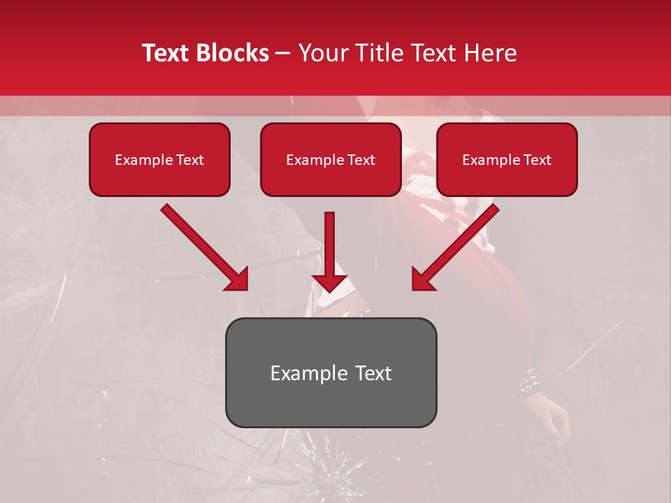 Haircut Outlaw Leg PowerPoint Template