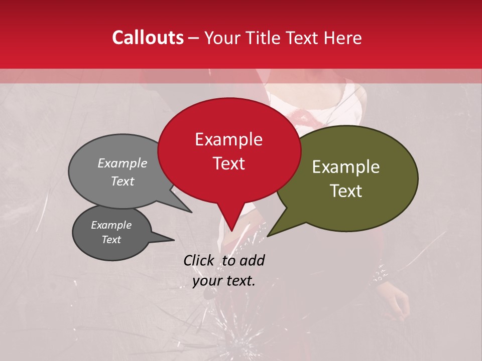 Haircut Outlaw Leg PowerPoint Template