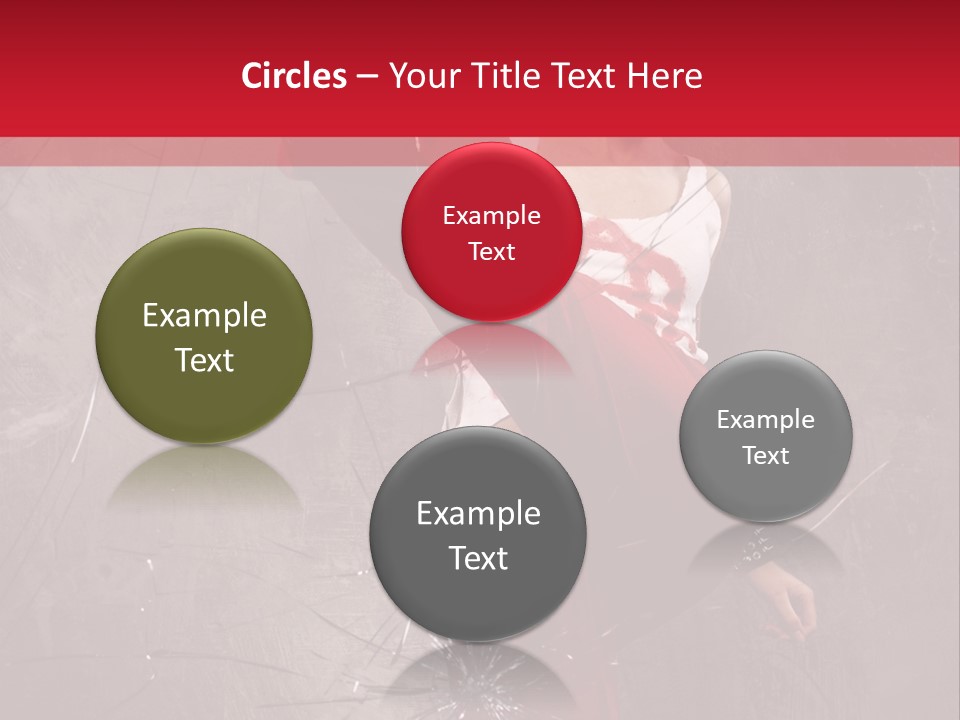 Haircut Outlaw Leg PowerPoint Template