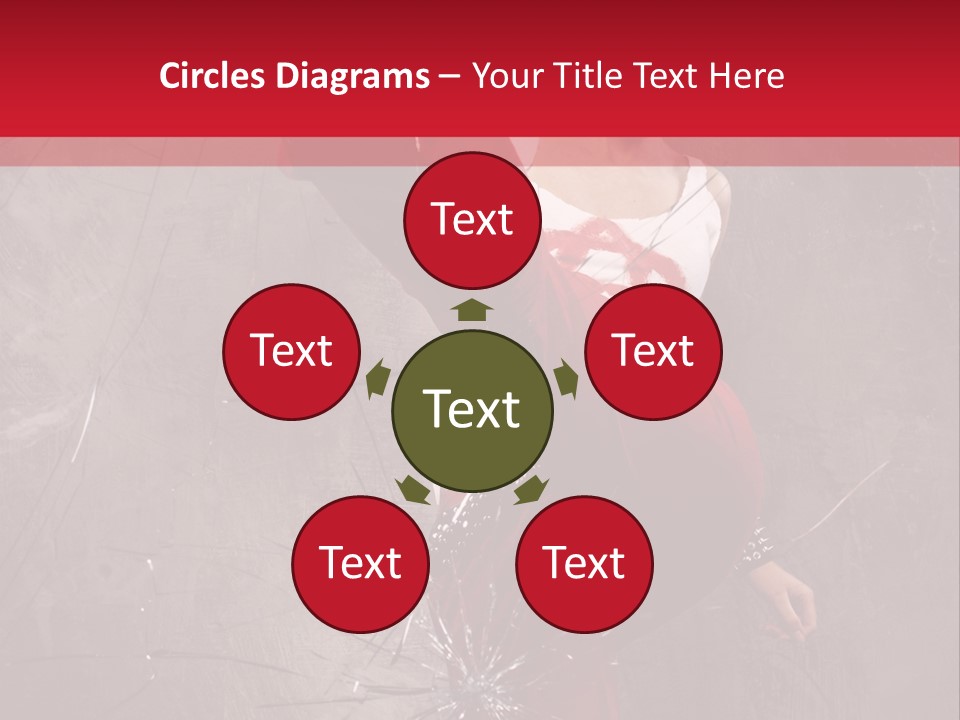 Haircut Outlaw Leg PowerPoint Template