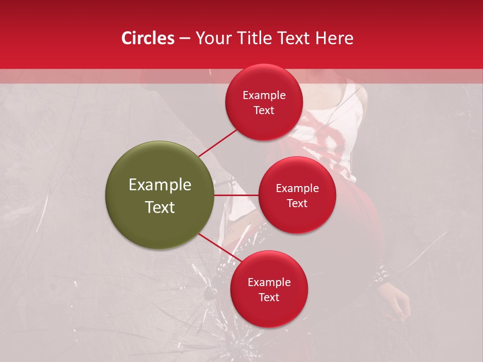 Haircut Outlaw Leg PowerPoint Template