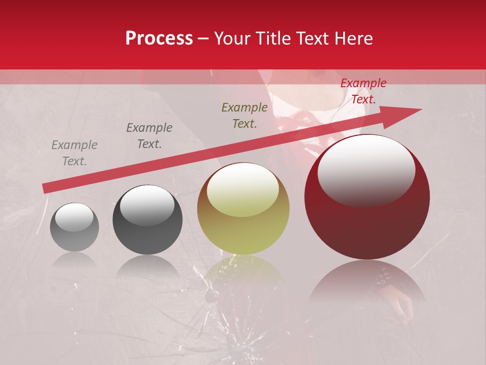 Haircut Outlaw Leg PowerPoint Template