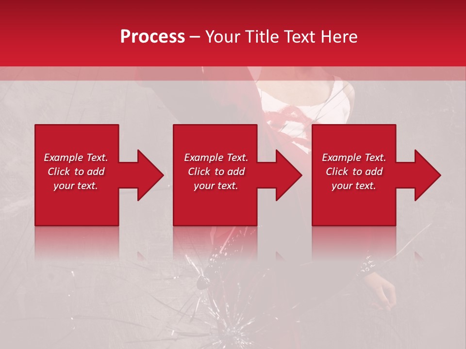 Haircut Outlaw Leg PowerPoint Template