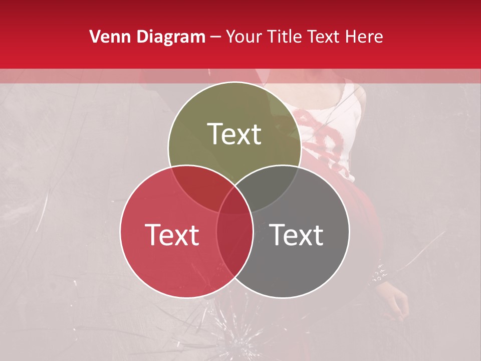 Haircut Outlaw Leg PowerPoint Template