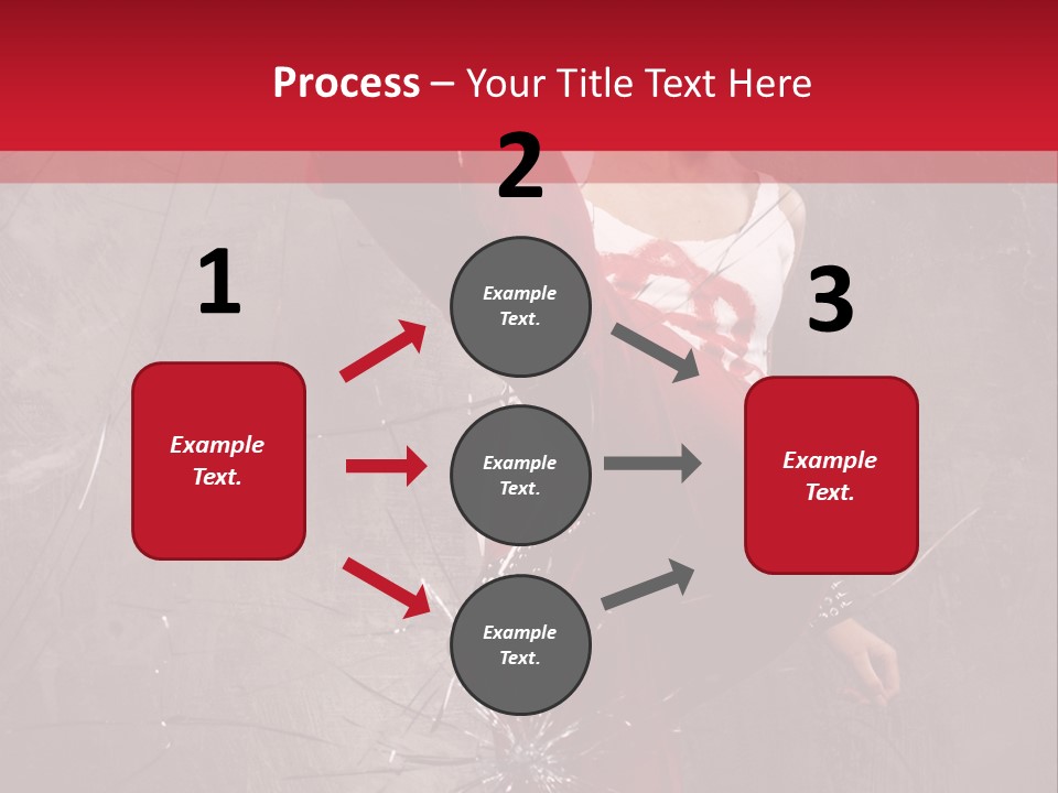 Haircut Outlaw Leg PowerPoint Template