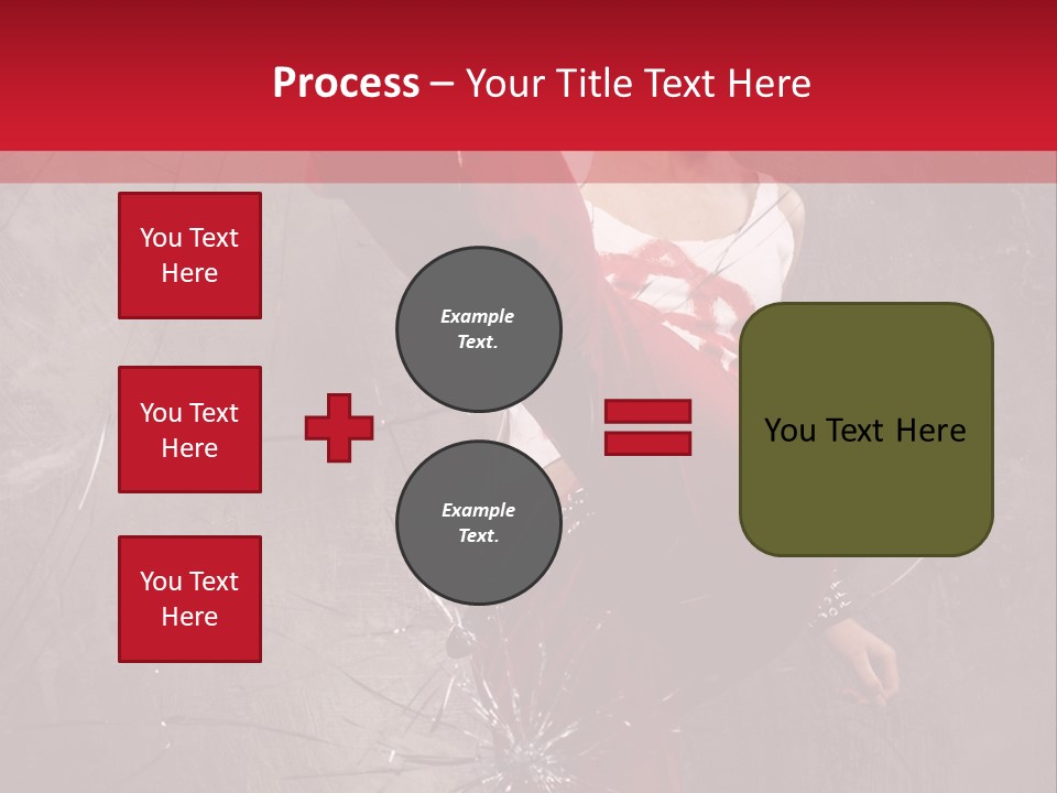 Haircut Outlaw Leg PowerPoint Template