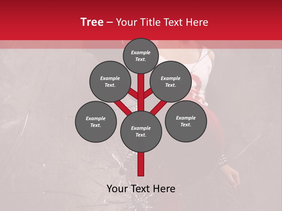 Haircut Outlaw Leg PowerPoint Template