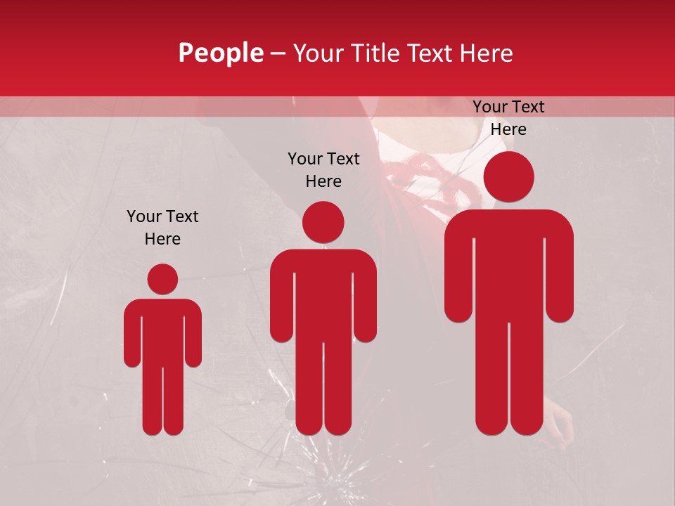 Haircut Outlaw Leg PowerPoint Template