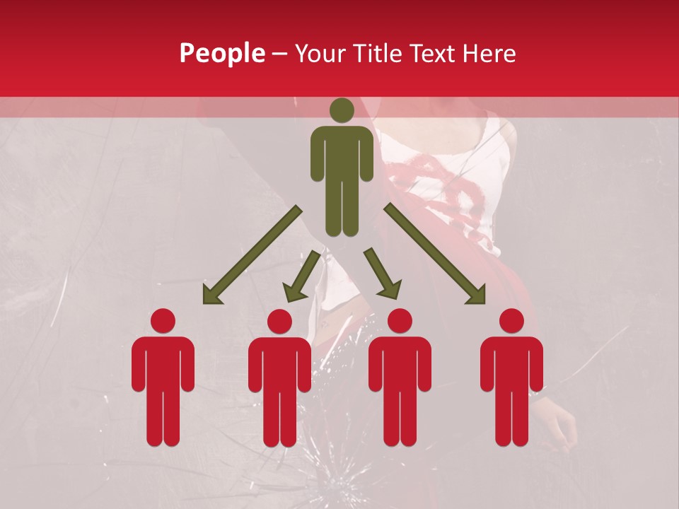 Haircut Outlaw Leg PowerPoint Template