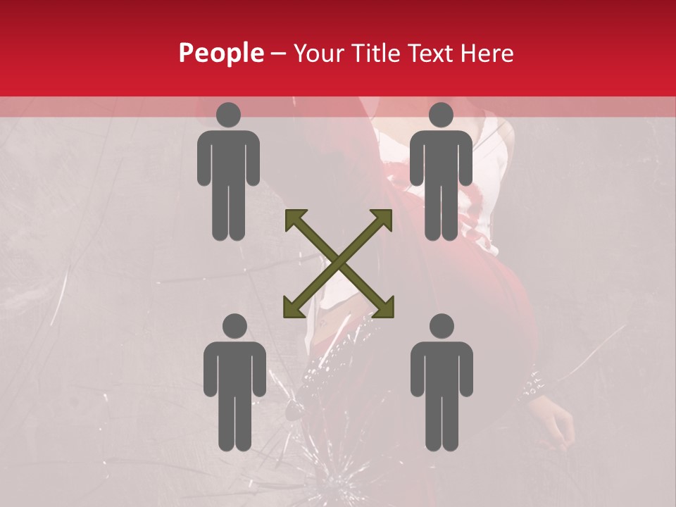 Haircut Outlaw Leg PowerPoint Template