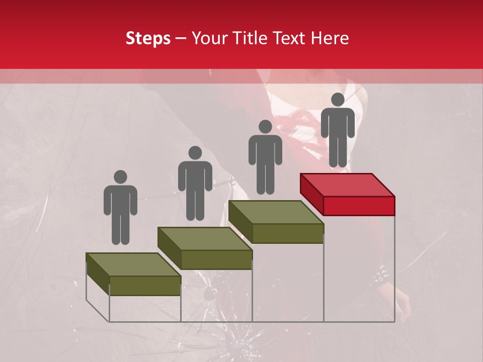 Haircut Outlaw Leg PowerPoint Template