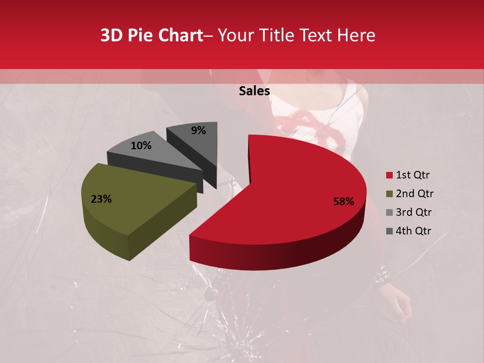 Haircut Outlaw Leg PowerPoint Template