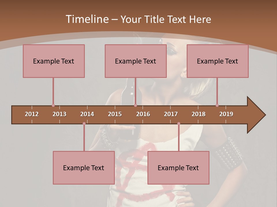 Woman People Punk PowerPoint Template