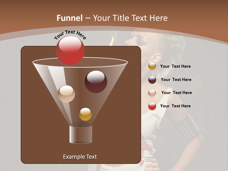 Woman People Punk PowerPoint Template