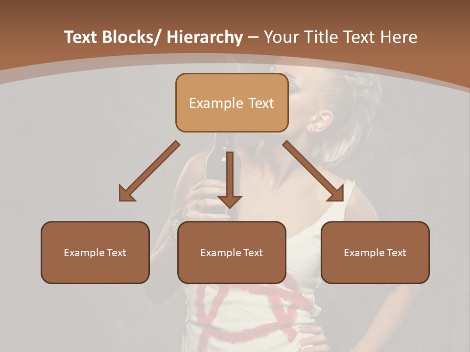 Woman People Punk PowerPoint Template