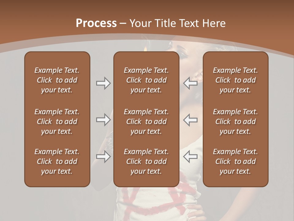 Woman People Punk PowerPoint Template