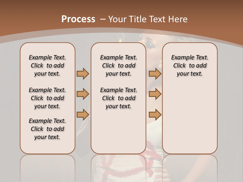 Woman People Punk PowerPoint Template