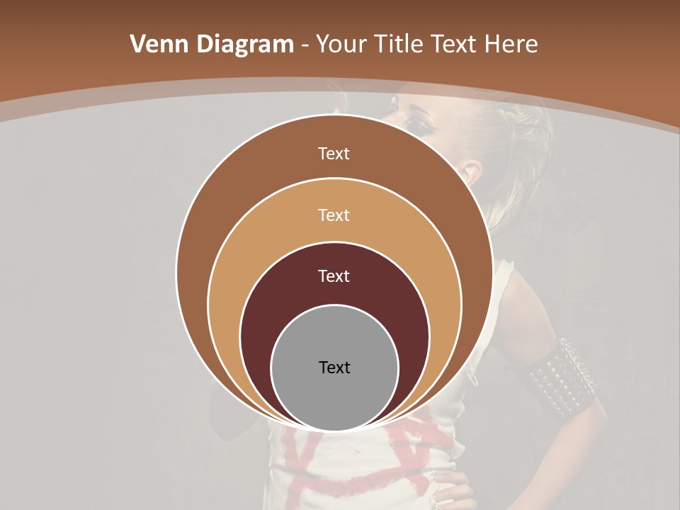 Woman People Punk PowerPoint Template