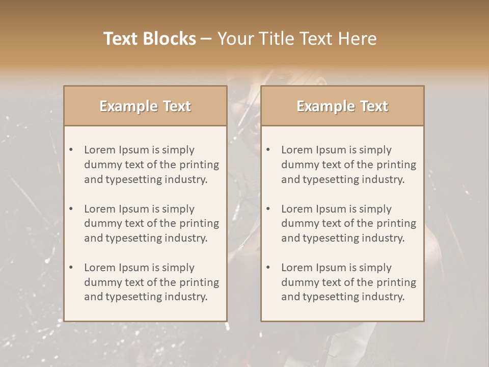 Adult Hairstyle Holding PowerPoint Template
